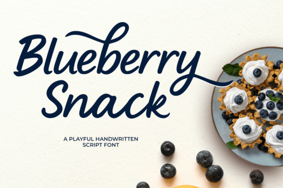 Blueberry Snack: A Playful Script Font for Makers
