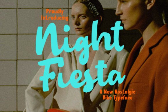 Night Fiesta: The Retro Script Font for Digital Designers