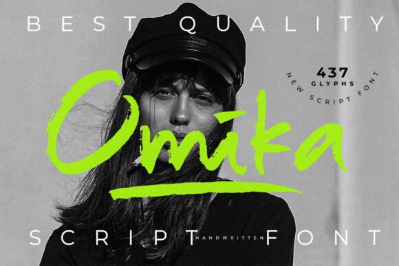 Omika Font: A Bold Script for Expressive Web Design