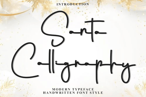 Santa Calligraphy: A Versatile Script Font for Modern Marketing