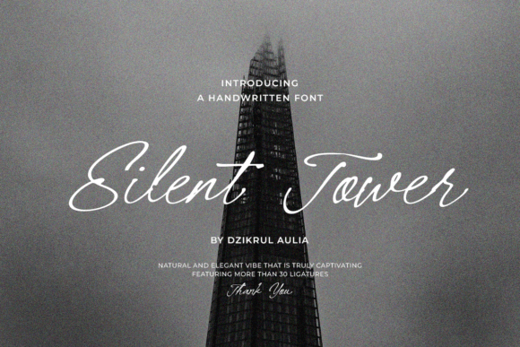 Silent Tower: Your Font for Crafted Elegance