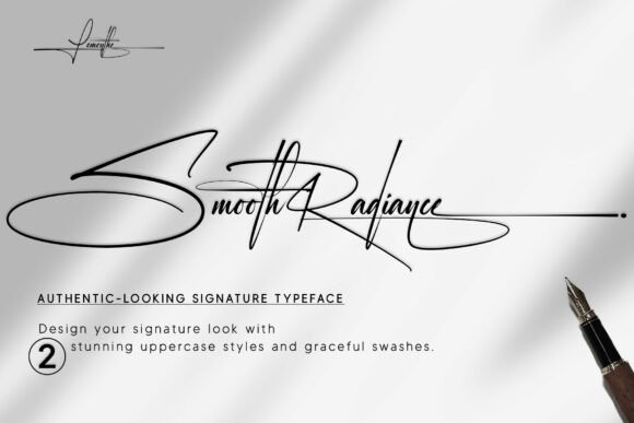 Smooth Radiance: The Elegant Font for a Memorable Brand