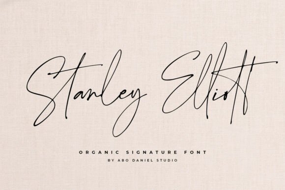 Stanley Elliott: A Signature Script Font for Digital Designers