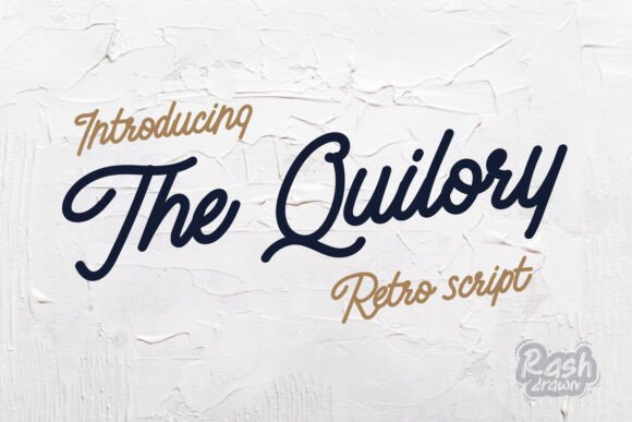 The Quilory: A Script Font for Editorial Clarity