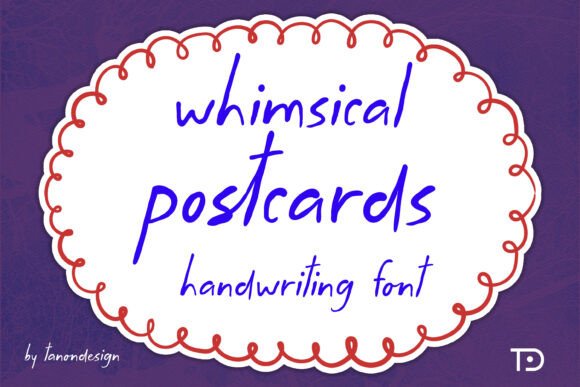 Whimsical Postcards Font: Adding a Human Touch to Your Brand