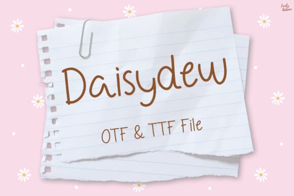 Why Daisydew is the Cute Handwritten Font for Creative Brands